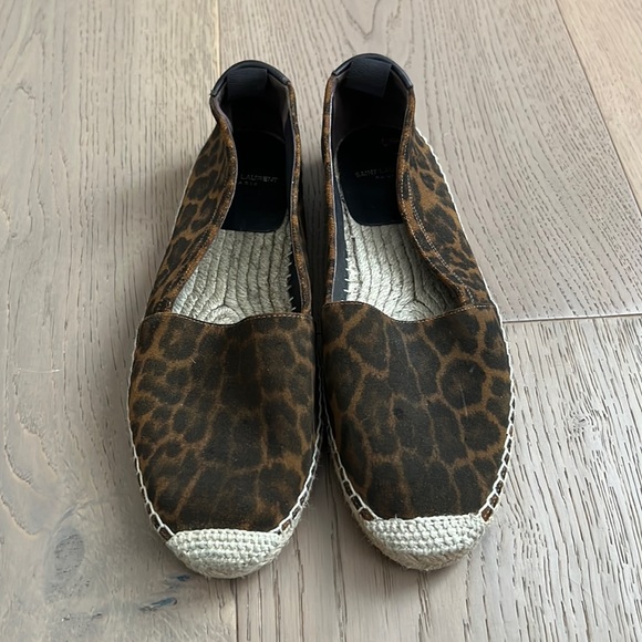 Saint Laurent leopard espadrilles - Picture 1 of 4